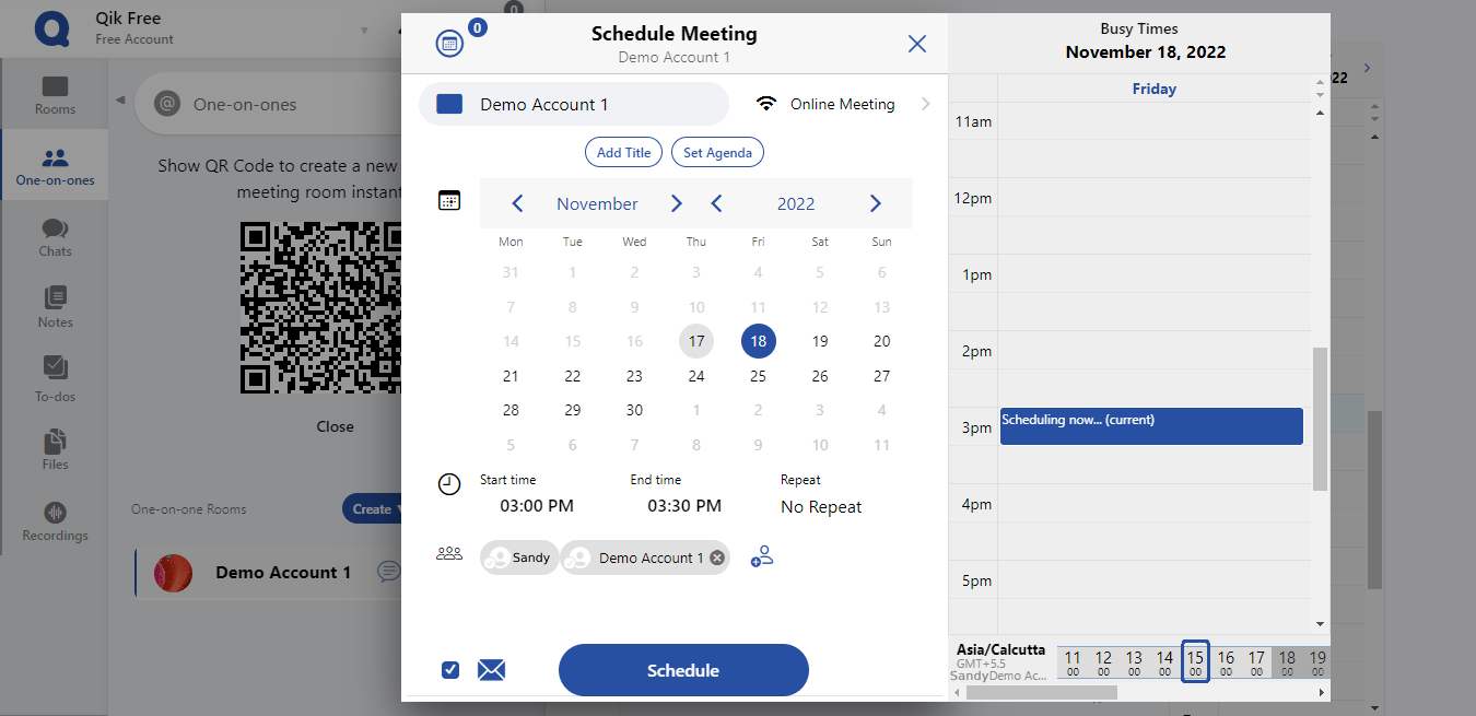 Meeting-schedule